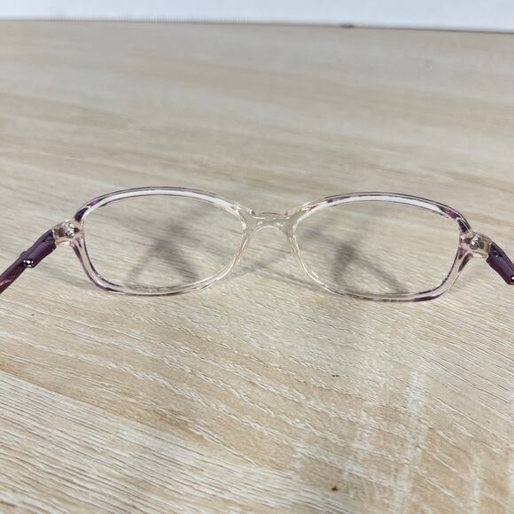 Tura Mod 585 MAU Eyeglasses Purple Clear FRAMES ONLY 50-14-135 Excellent Cond